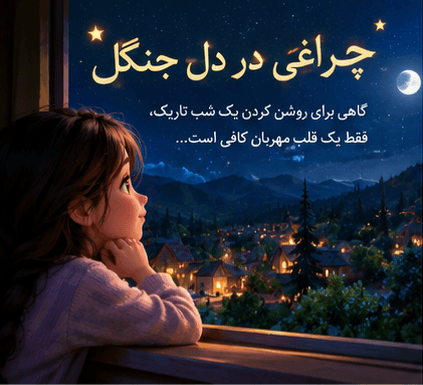 چراغی در دل جنگل 🌌